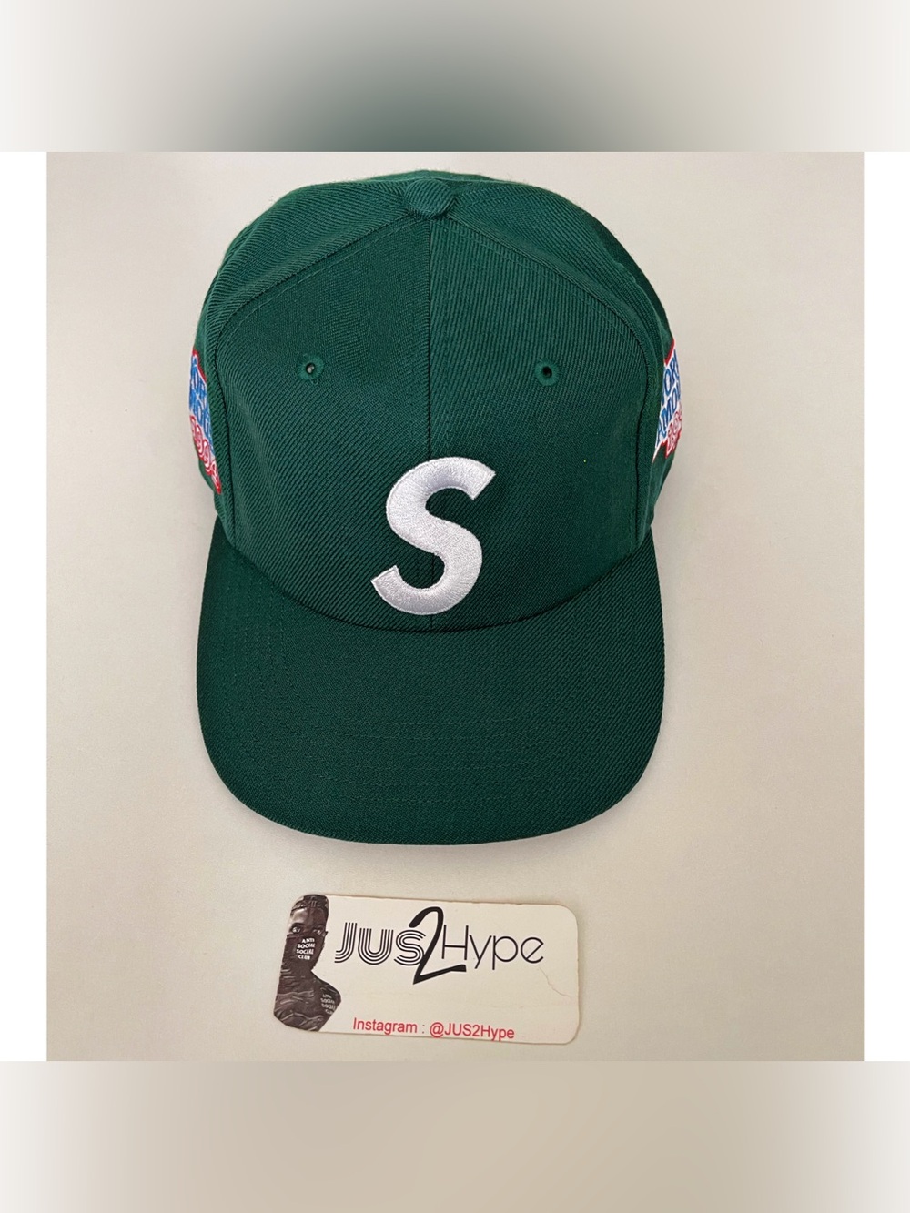 Supreme World Famous S Logo 6-Panel Hat Brand New